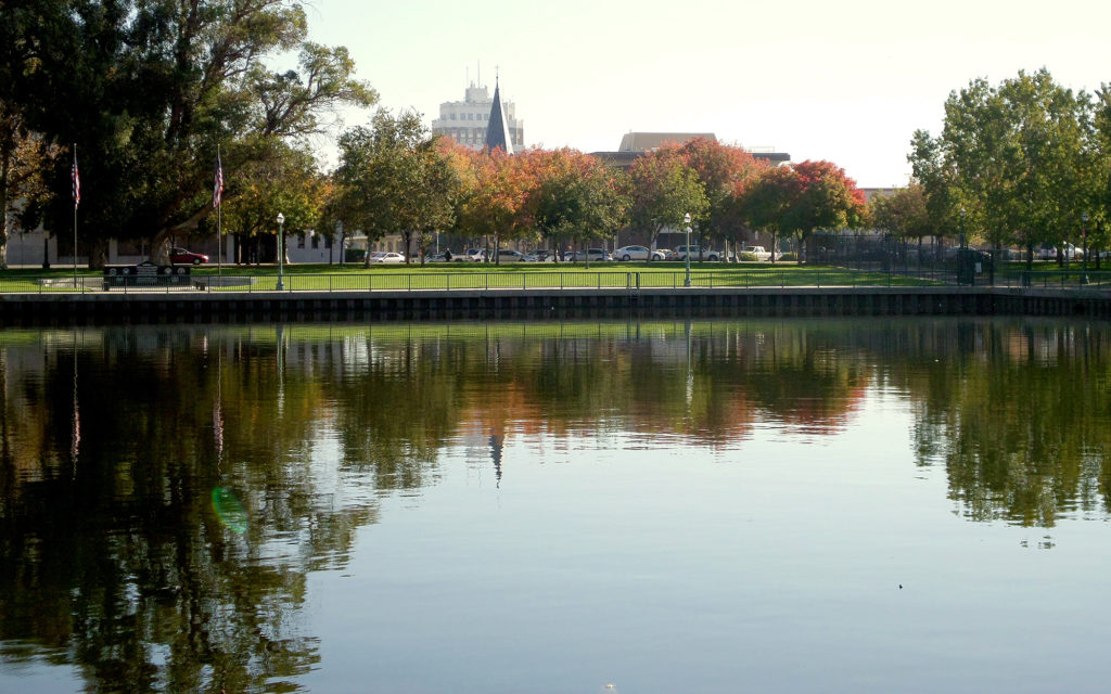 Waterfront reflections